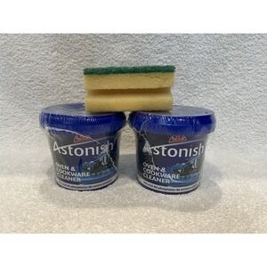 NEW 2 Astonish‎ Oven & Cookware Cleaner Paste 17oz (500g) Non Acid No Phosphates